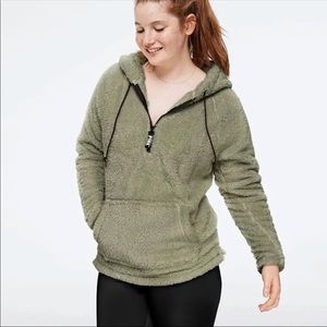 Vs pink sherpa hoodie